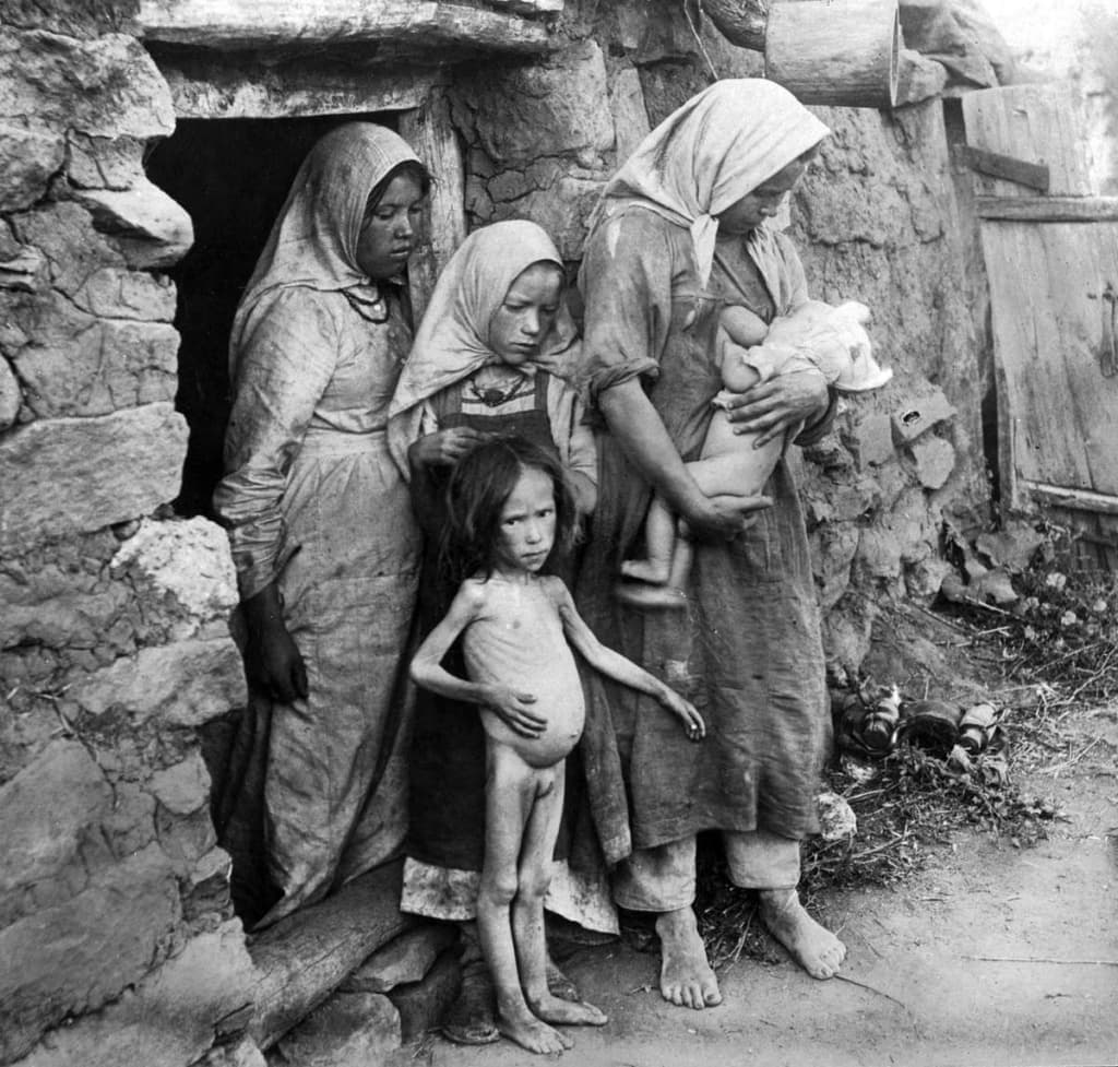 Крестьянская семья, 1921 г.