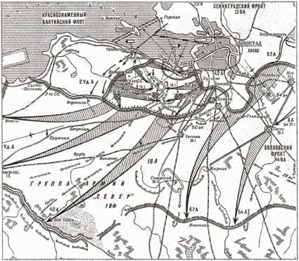 Красносельско-Ропшинская наступательная операция 14 - 30 января 1944 г.